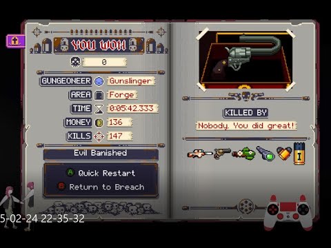 Enter the Gungeon Speedrun Any% WR (5:42.333)