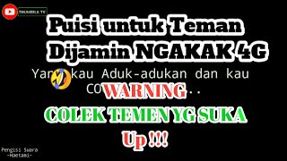 Download lagu PUISI SEDIH | LUCU untuk TEMAN | BIKIN SAKIT PERUT | Puisi Sunda lucu. mp3