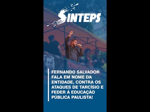Fernando Salvador fala em nome do Sinteps na audiência pública na Alesp, em 10/12