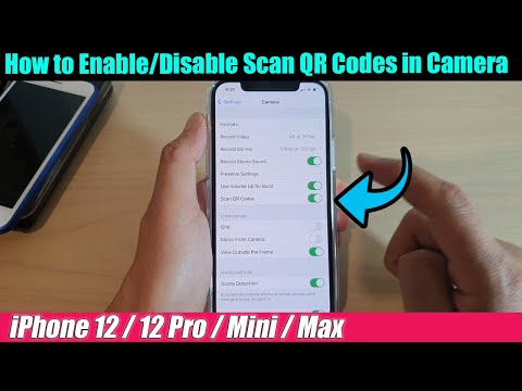 iPhone 12/12 Pro: How to Enable/Disable Scan QR Codes in Camera