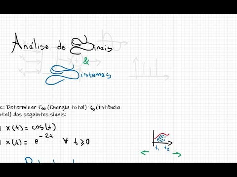 Aula 2 Análise de Sinais e Sistemas - Cálculo da ENERGIA e POTÊNCIA de um sinal