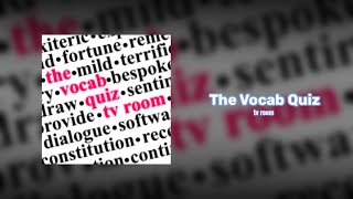 Cover art for The vocab quiz