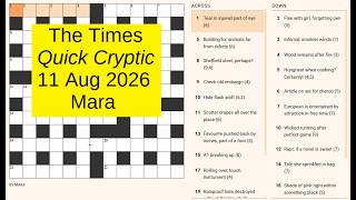 The Times Quick Cryptic 3377