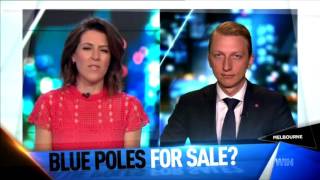 Senator Paterson appears on The Project to discuss selling Blue Poles