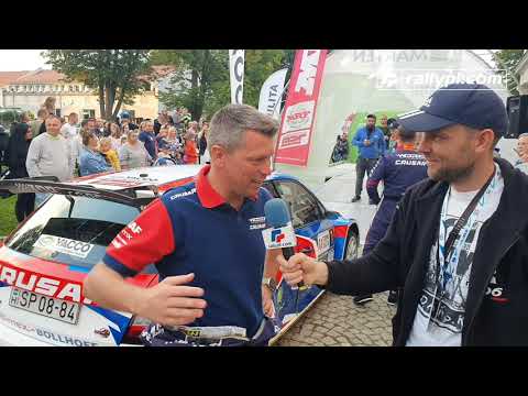 Grzegorz Grzyb na starcie do 3. TurboJulita Rally