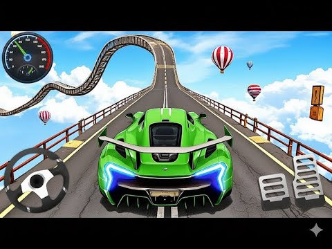 Super Crazy Mega Ramp GT Car Stunt Racing - Extreme Car Stunt Beaming Drive