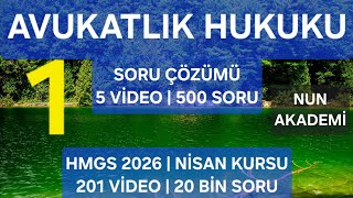 Avukatlık Hukuku 1 /:\ 16 Hmgs Nisan 2026