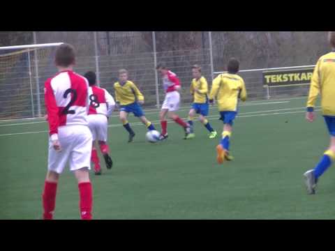 Isaiah Ahmed oefenwedstrijd Hooglanderveen JO12-1 - UVV JO12-1 1ste helft (1-1)