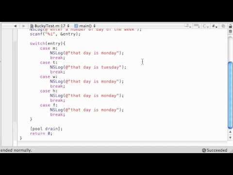 Objective C Programming Tutorial - 47 - Enum Program
