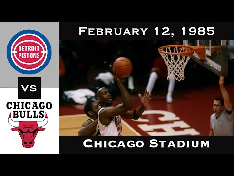 Full Game:  Michael Jordan's 49-Point REVENGE GAME vs. Isiah Thomas (February 12, 1985)
