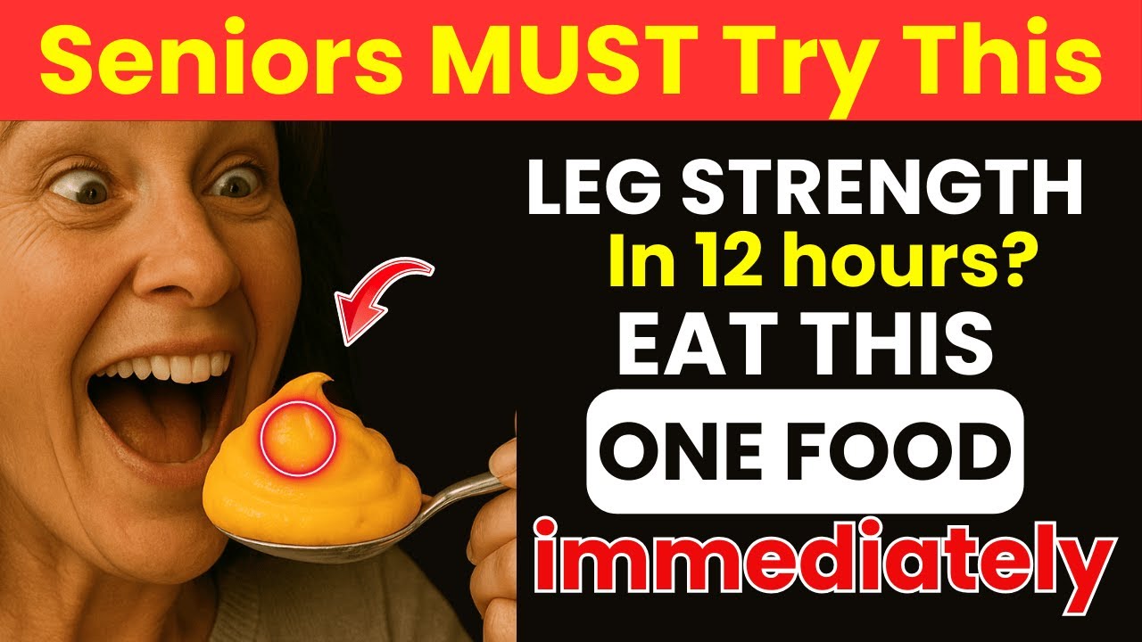 SENIORS: Eat THIS 1 Food Before Bed – Wake Up With STRONGER LEGS in Just 12 Hours!