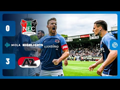NEC Eendracht Combinatie Nijmegen 0-3 AZ Alkmaar Z...