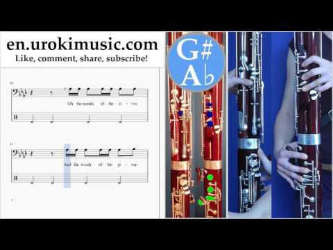 How to Play Bassoon Imagine Dragons - Mouth Of The River Tabs Part#2 um-b352
