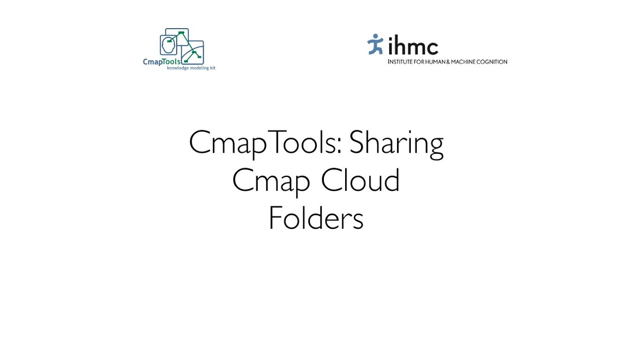 CmapTools: Sharing Cmap Cloud Folders
