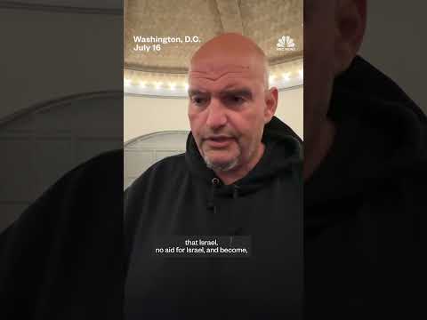 Sen. John Fetterman says he will leave the Democratic Party if it 'officially' becomes 'anti-Israel'