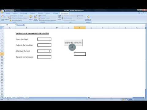 Excel VBA 109 Lancer la macro avec un bouton