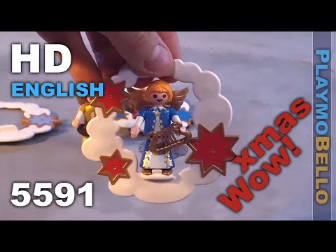 (2014) Playmobil 5591 Christmas Tree Angel Ornament Decoration (Playmobil set REVIEW)