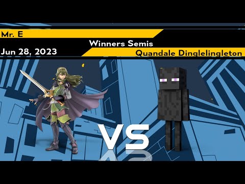 Xeno299 Winners Semis - Mr. E (Lucina) vs Quandale Dinglelingleton (Enderman) - Smash Ultimate