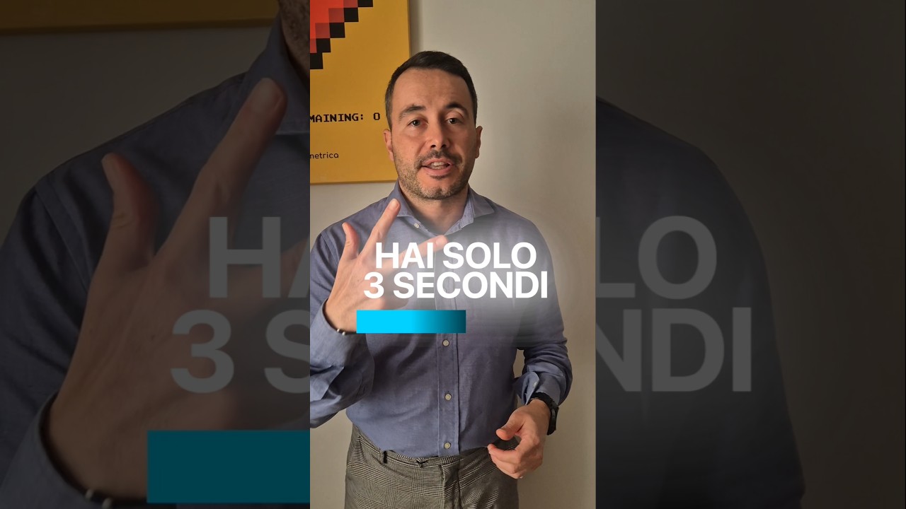 hai solo 3 secondi per fare colpo online