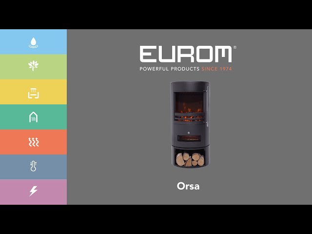 EUROM ORSA Fireplace - 2000W-image