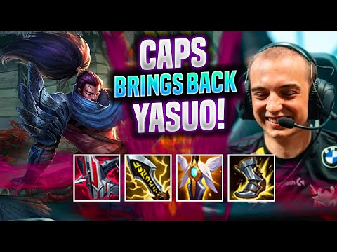 CAPS IN DUO WITH CLID AND JIEJIE! - G2 Caps Plays Yasuo TOP vs Jayce! | Patch 11.21