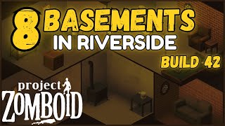 8 SECRET Riverside Basements You Need to See | Project Zomboid Build 42 (2025)