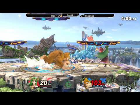 Smash Ultimate: Flex (Palutena) V Discourse (Donkey Kong) - Synthesis 38 Tournament SSBU