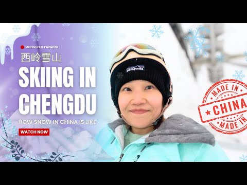 ❄️ Ski Vacation in China: The Closest Ski Resort from Chengdu!🎄Christmas on Xiling Snow Mountains 🏔️