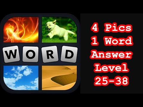 4 Pics 1 Word - Level 25-38 - Find 4 colors! - Answers Walkthrough - YouTube