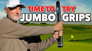 I tried JUMBO grips on my irons and this happened.....