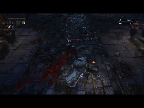 Bloodborne playthrough pt81 - Big room, but even bigger boss!
