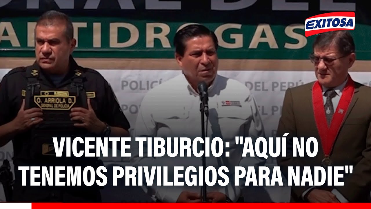 🔴🔵 Tiburcio sobre captura de Ciro Castillo y Ulises Villegas: "Aquí no tenemos privilegios"
