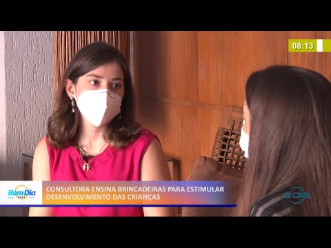 Consultora ensina brincadeiras para estimular desenvolvimento das crianças 28 04 2021