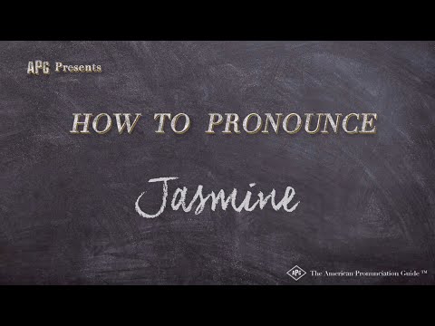 How to Pronounce Jasmine (Real Life Examples!)