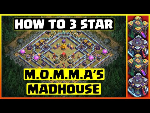 How To 3 Star M.O.M.M.A's Madhouse Clash of Clans | COC Mommas Madhouse | (Clash of Clans)