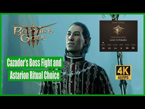 Baldur's Gate 3 Walkthrough Cazador's Boss Fight and Astarion Ritual Choice