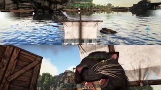実況放送  ARK 嫁と二人でいざ恐竜島！！