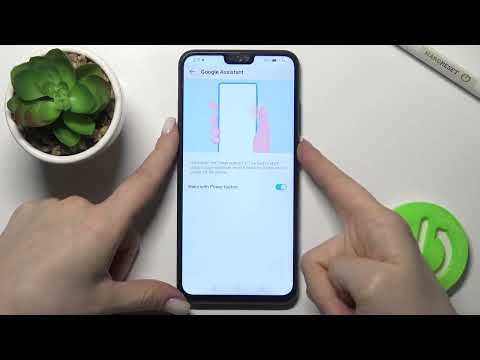 How to Link or Unlink The Google Assistant From / To Power Button on Honor 9X Lite