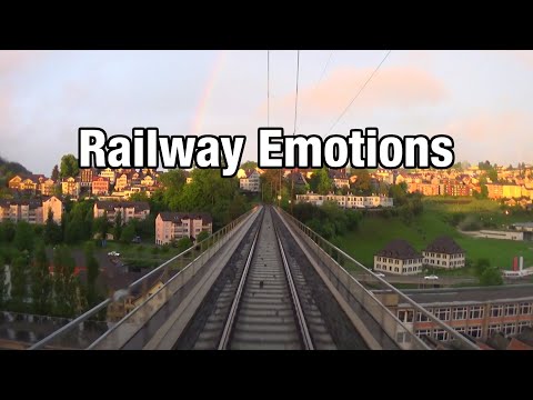 🚆 Führerstandsmitfahrt mit vielen Regenbögen und Wetterwechseln (Thurbo S2 | Nesslau - Altstätten)