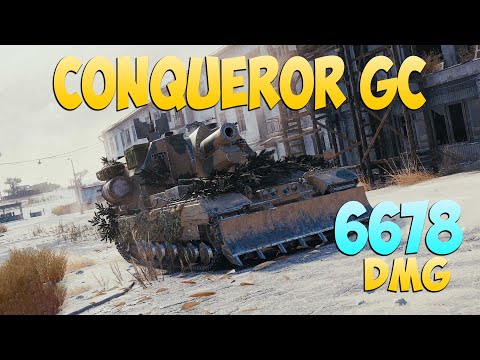 Conqueror GC - 4 Frags 6.6K Damage - He sees everything! - World Of Tanks