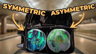 Tournament Arsenal: Choosing Symmetric and Asymmetric Bowling Balls