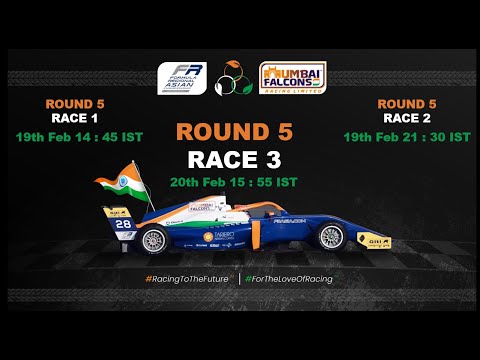 Formula Regional Asian Championship 2022 UAE | Round 5 Race 3 | 20th Feb 15:55 IST