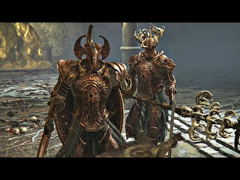 Elden Ring - Crucible Knight & Crucible Knight Ordovis Boss Fight (4K 60FPS)