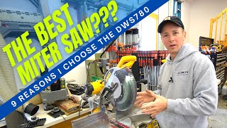 DEWALT DWS780 | The BEST Miter Saw for Production Trim Carpenters???