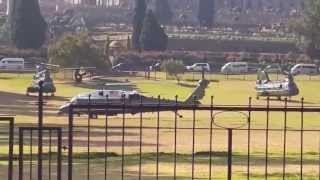 preview picture of video 'Marine One Choppers Lifting Off: Union Buildings'