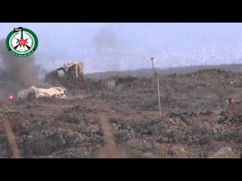 اشتباكات بين لواء عامود حوران وقوات النظام على جبهة كتيبة التسليح في بصر الحرير في ريف درعا