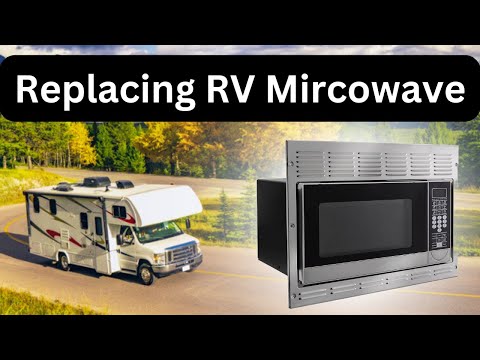 How to Replace RV Microwave | Replacing RV Microwave with Normal Convection Microwave