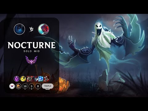 Nocturne Mid vs Yone - KR Master Patch 14.3