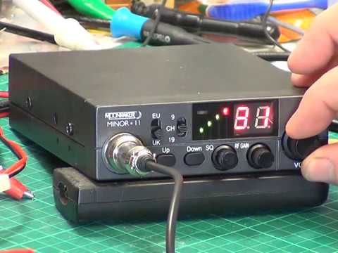 Moonraker Minor II UK (CE-Multi) CB radio - On The Air Test UK FM out, EU AM back