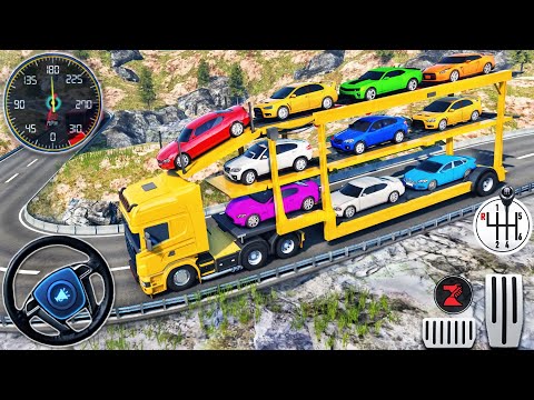 Offroad Car Transporter Truck Driving 3D - Cargo Trailer Truck Parking Simulator - Android GamePlay